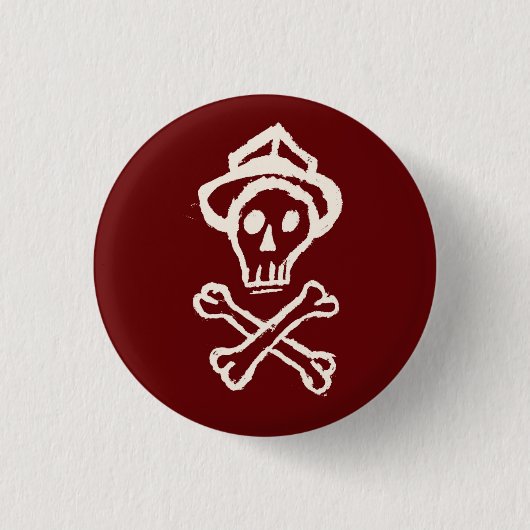 Herr Skullington - Bloody Rot Button (Vorderseite)