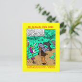 Herr Skygack Observed Seasick Passenger Postkarte (Stehend Vorderseite)