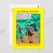 Herr Skygack Observed Seasick Passenger Postkarte (Vorne/Hinten)