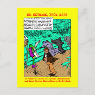 Herr Skygack Observed Seasick Passenger Postkarte