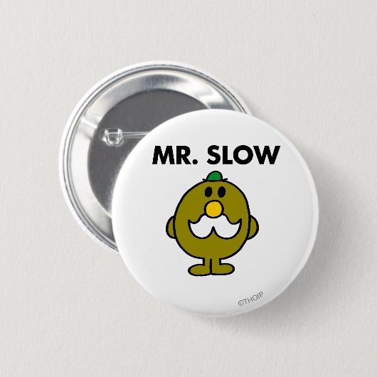 Herr Slow | Klassische Pose Button (Vorne & Hinten)