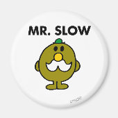 Herr Slow | Klassische Pose Magnet (Vorne)
