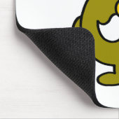 Herr Slow | Klassische Pose Mousepad (Ecke)