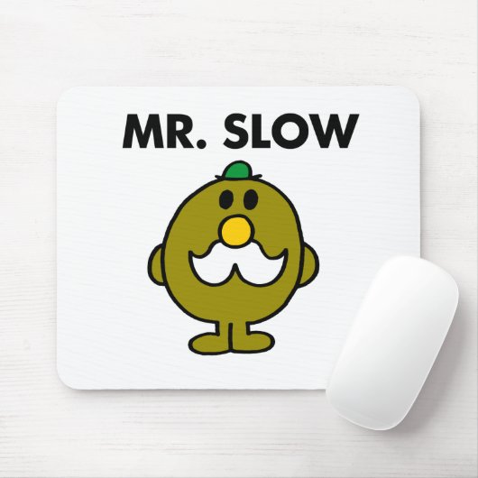 Herr Slow | Klassische Pose Mousepad (Mit Mouse)