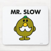Herr Slow | Klassische Pose Mousepad (Vorne)
