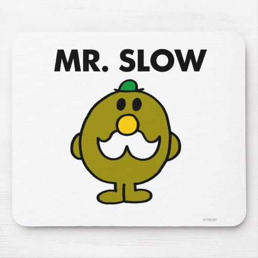 Herr Slow | Klassische Pose Mousepad (Vorne)