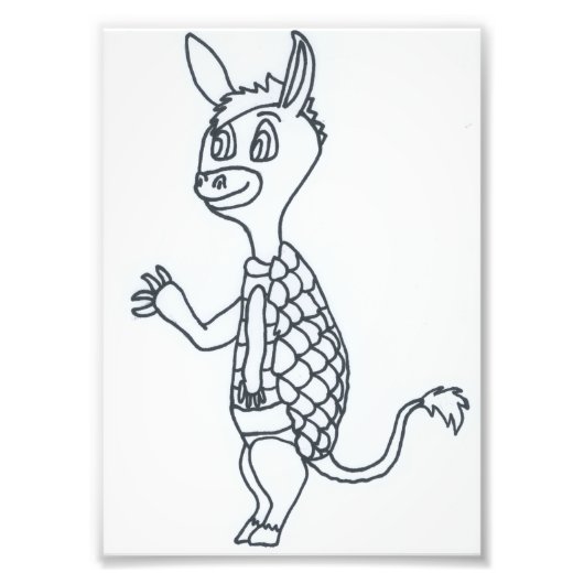 Herr Slowpetto Fotodruck (Vorne)