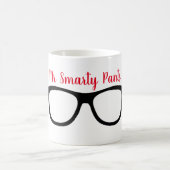 Herr Smarty Pants - Red Print - Kaffeetasse (Mittel)