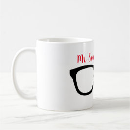 Herr Smarty Pants - Red Print - Kaffeetasse