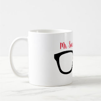 Herr Smarty Pants - Red Print - Kaffeetasse