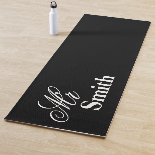 Herr Smith Black Yogamatte (Beispiel)