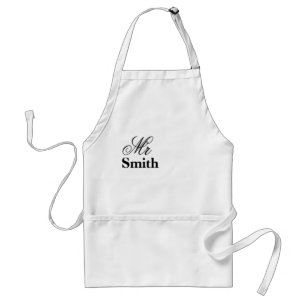 Herr Smith Personalisierter Name Schürze