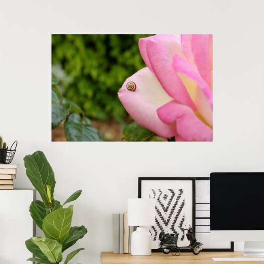 Herr Snail Poster (Heimbüro)