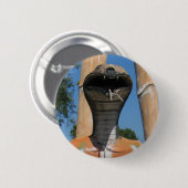 Herr Snake AKA Cobra Leiter ... Buddhist Hell Button (Vorne & Hinten)