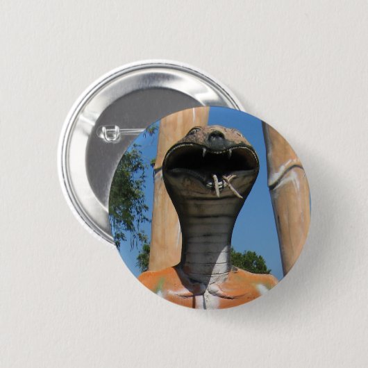 Herr Snake AKA Cobra Leiter ... Buddhist Hell Button (Vorne & Hinten)