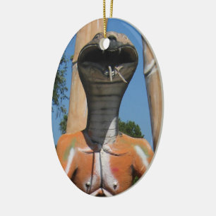 Herr Snake AKA Cobra Leiter ... Buddhist Hell Keramik Ornament