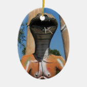 Herr Snake AKA Cobra Leiter ... Buddhist Hell Keramik Ornament (Vorne)