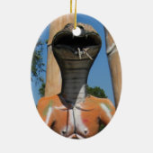 Herr Snake AKA Cobra Leiter ... Buddhist Hell Keramik Ornament (Hinten)