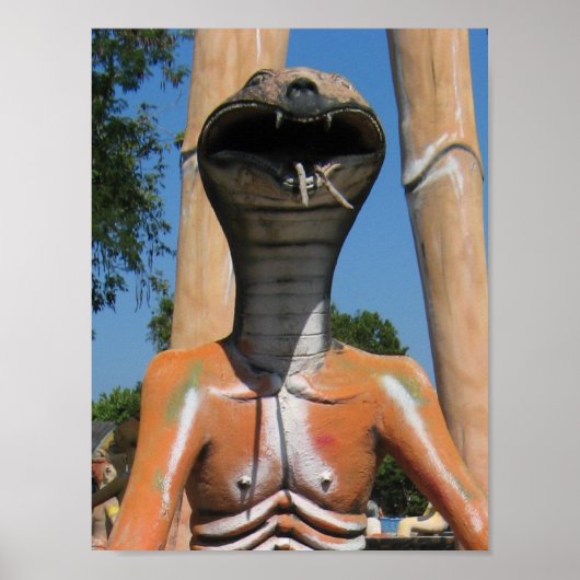 Herr Snake AKA Cobra Leiter ... Buddhist Hell Poster (Vorne)