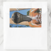 Herr Snake AKA Cobra Leiter ... Buddhist Hell Rechteckiger Aufkleber (Tasche)