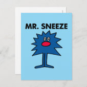 Herr Sneeze | Jagdkörper Postkarte (Vorne/Hinten)