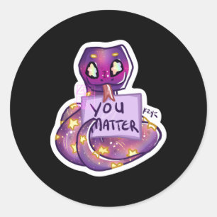 Herr Snek sagt, Sie sticker