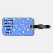 Herr Snowman Gepäckanhänger (Rückseite horizontal)