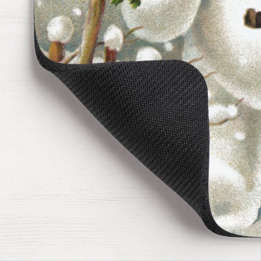 Herr Snowman und Herr Crow Mousepad (Ecke)