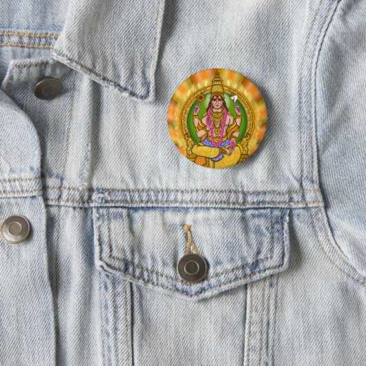 Herr Sonne (Surya) Astrologie-Button Button (Beispiel)