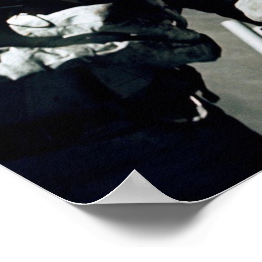 Herr Space Man Poster (Ecke)