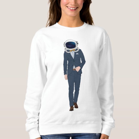 Herr Space Sweatshirt (Vorderseite)