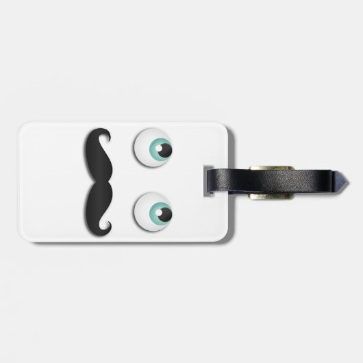 Herr stache gepäckanhänger (Rückseite horizontal)