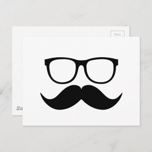 Herr Stache Postkarte (Vorne/Hinten)