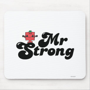 Herr Stark Gewichte & Bubble-Lettering Mousepad