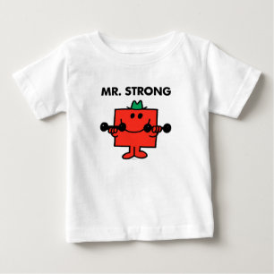 Herr Stark Gewichte stemmen Baby T-shirt