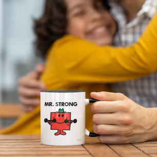 Herr Stark Gewichte stemmen Tasse