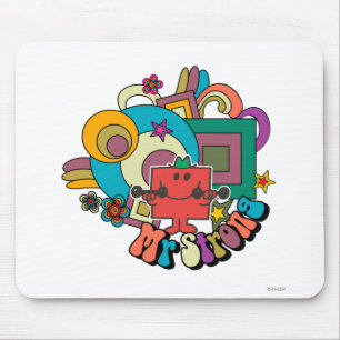 Herr Stark Psychodelische Schwirre, Sterne & Blu Mousepad