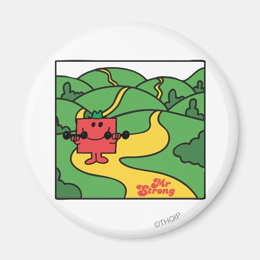Herr Stark | Wald-Workout Magnet (Vorne)
