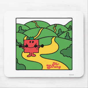 Herr Stark   Wald-Workout Mousepad