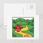 Herr Stark | Wald-Workout Postkarte (Vorne/Hinten)
