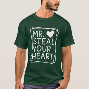 Herr Steal Your Heart Boys Toddlers Valentinstag T-Shirt