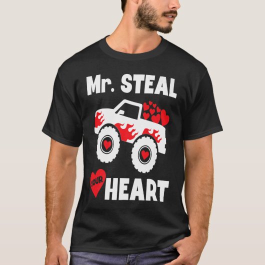 Herr Steal Your Heart Monster Truck Kids Boys Todd T-Shirt (Vorderseite)
