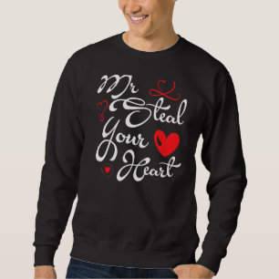 Herr Steal Your Heart V Day 2022 Boys Kids Kleinki Sweatshirt