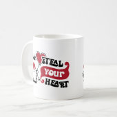 Herr Steal Your Heart - Valentine Kaffeetasse (Vorderseite Links)