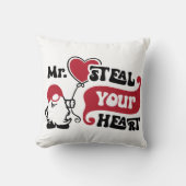 Herr Steal Your Heart - Valentine Kissen (Vorderseite)