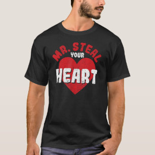 Herr Steal Your Heart Valentine's Day Paares Toddl T-Shirt