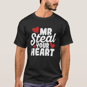 Herr Steal Your Heart Valentine's Day Paares Toddl T-Shirt