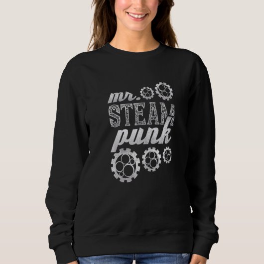 Herr Steampunk Sweatshirt (Vorderseite)