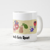 Herr Stomach Gets Upset Jumbo Tasse (Vorderseite Rechts)