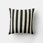Herr Striped Back Pillow - weg vom Weiß Kissen (Rückseite)